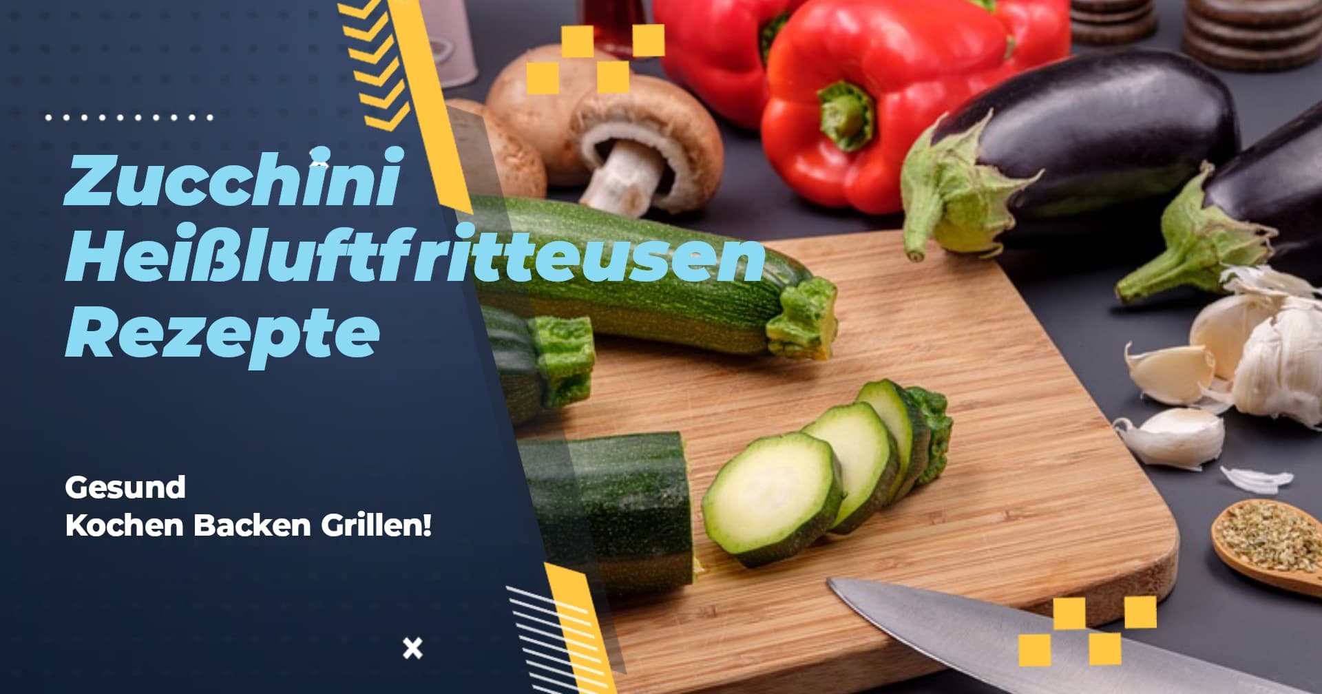 aufgeschnittene Zucchini