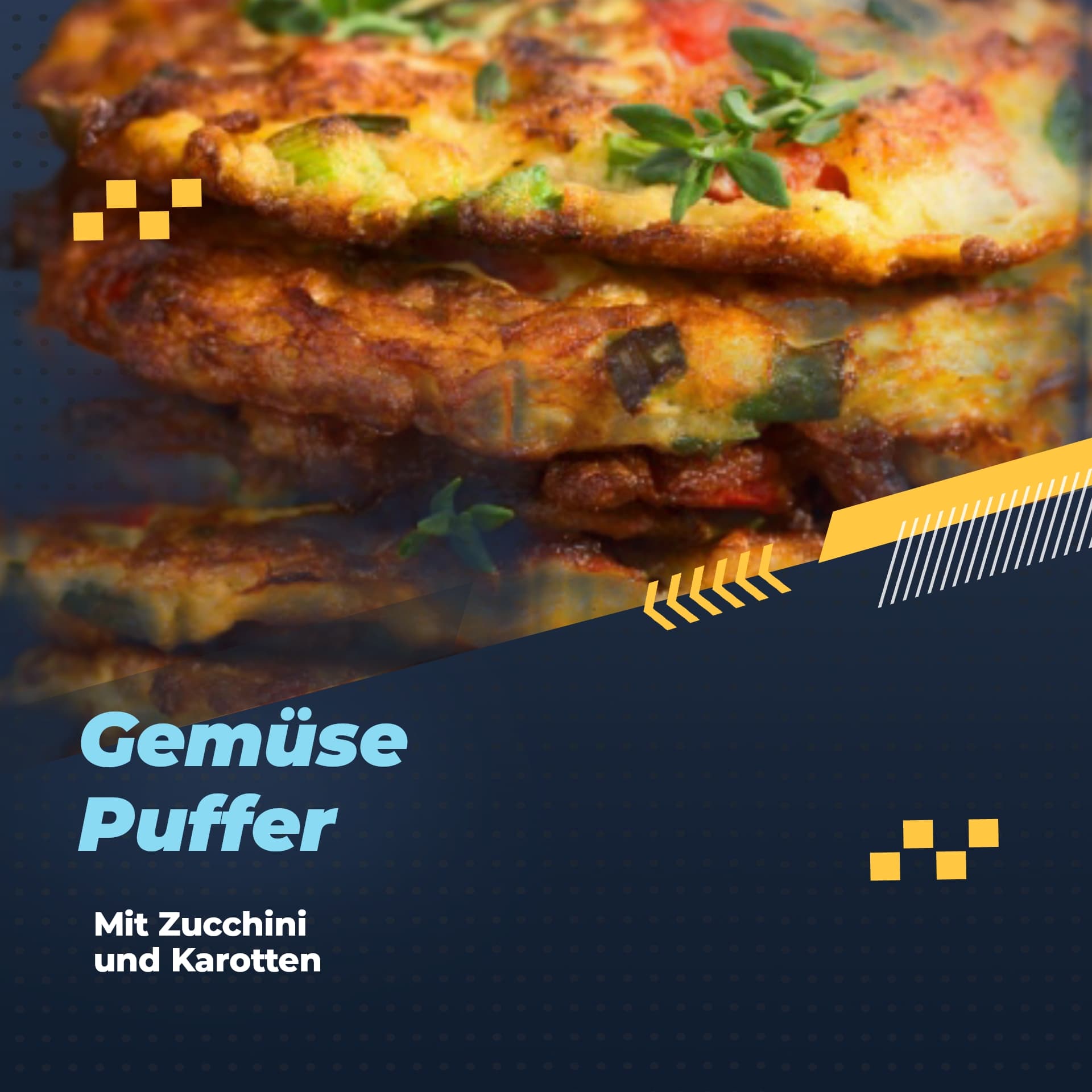 Puffer aus Gemüse