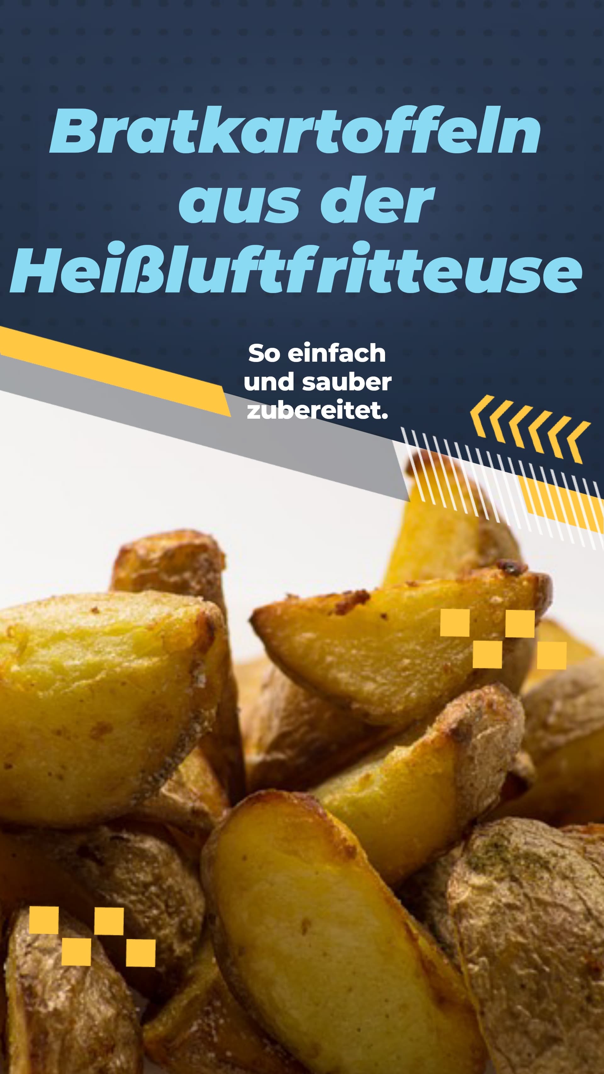 Bratkartoffeln selber  aufgeschnitten