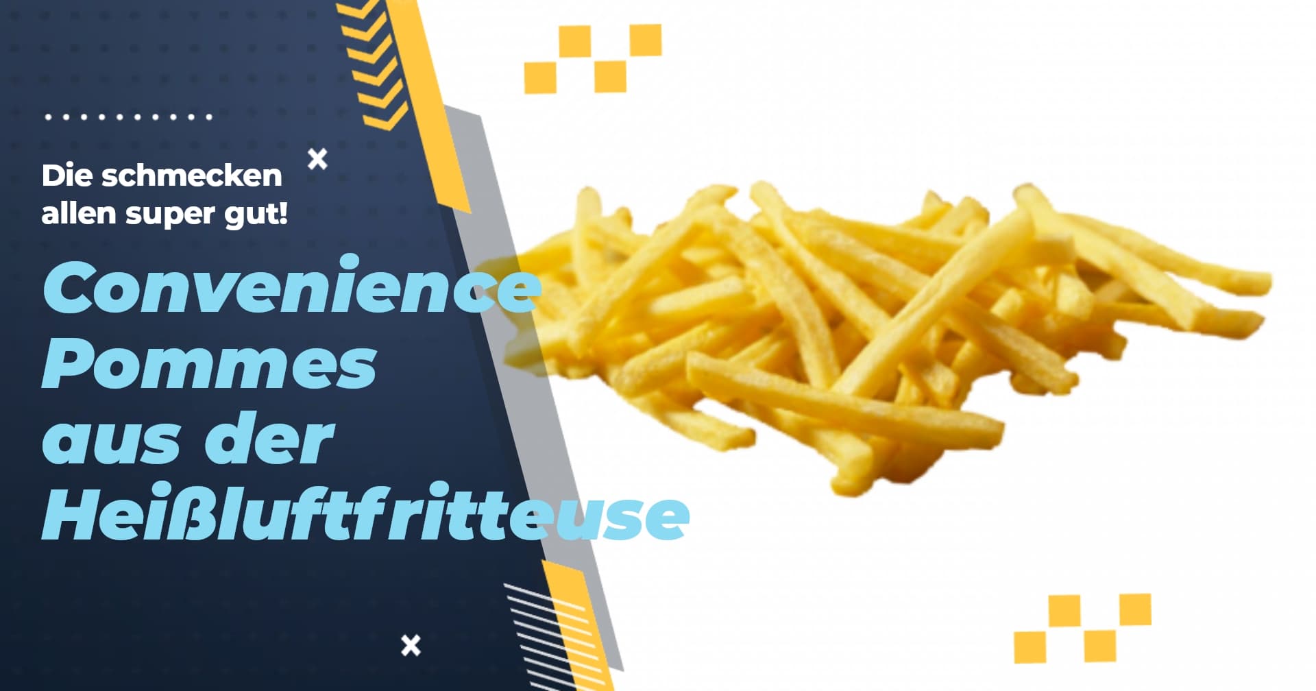 Convenience Pommes aus der Airfryer