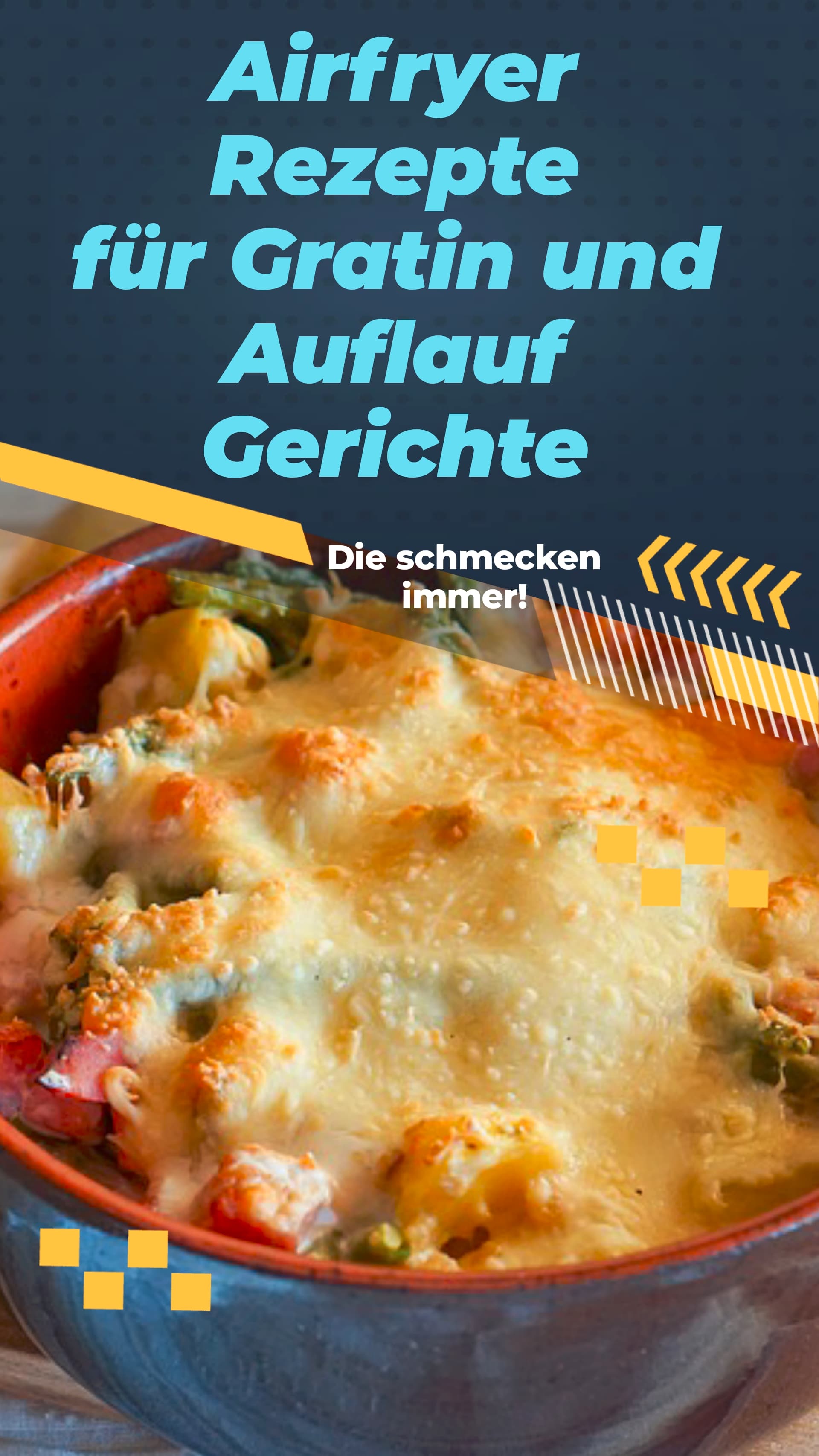 Zubereitun Gratin Auflauf