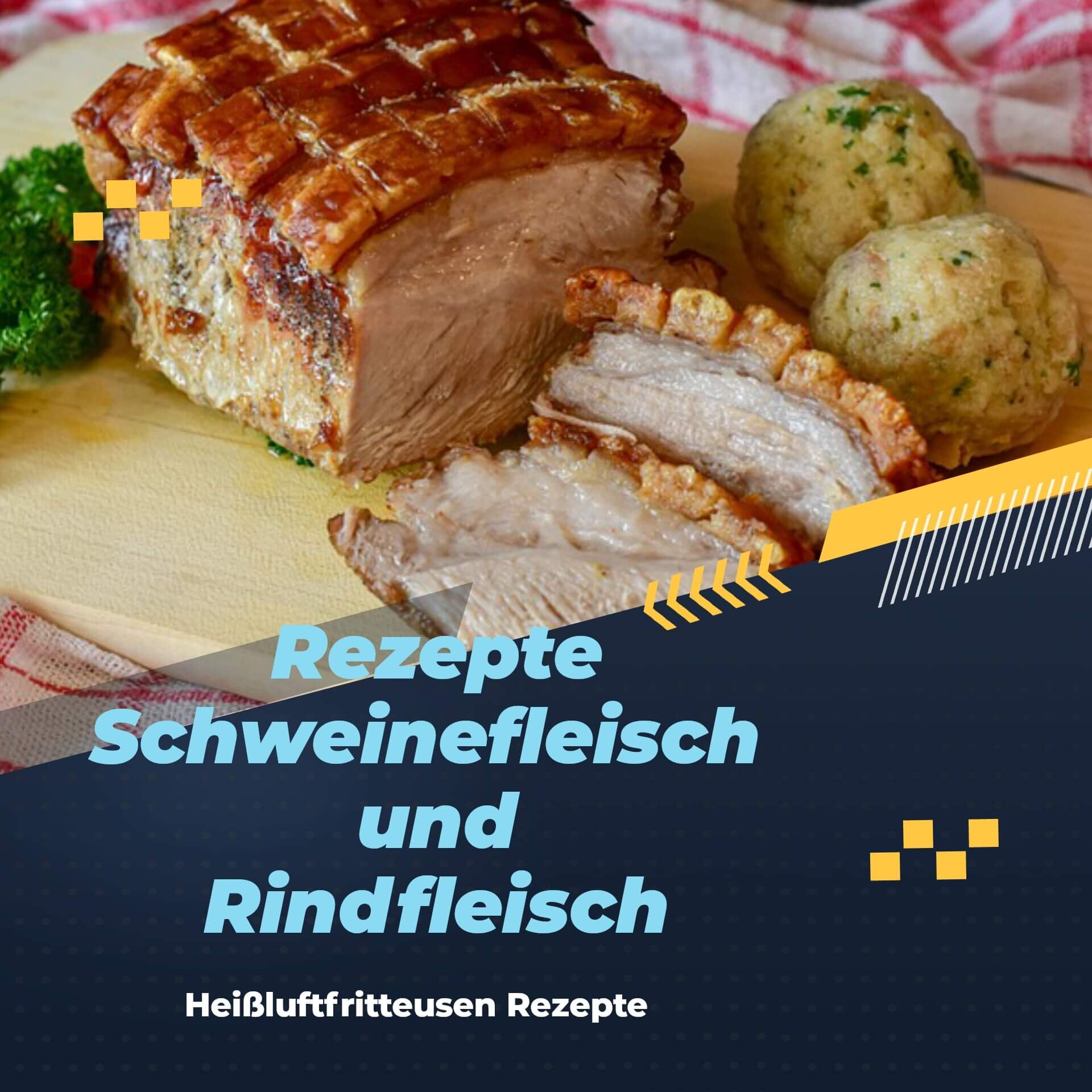 Ein in Scheiben geschnittenes Schweinebraten mit einer knusprigen Kruste auf einem Holzbrett