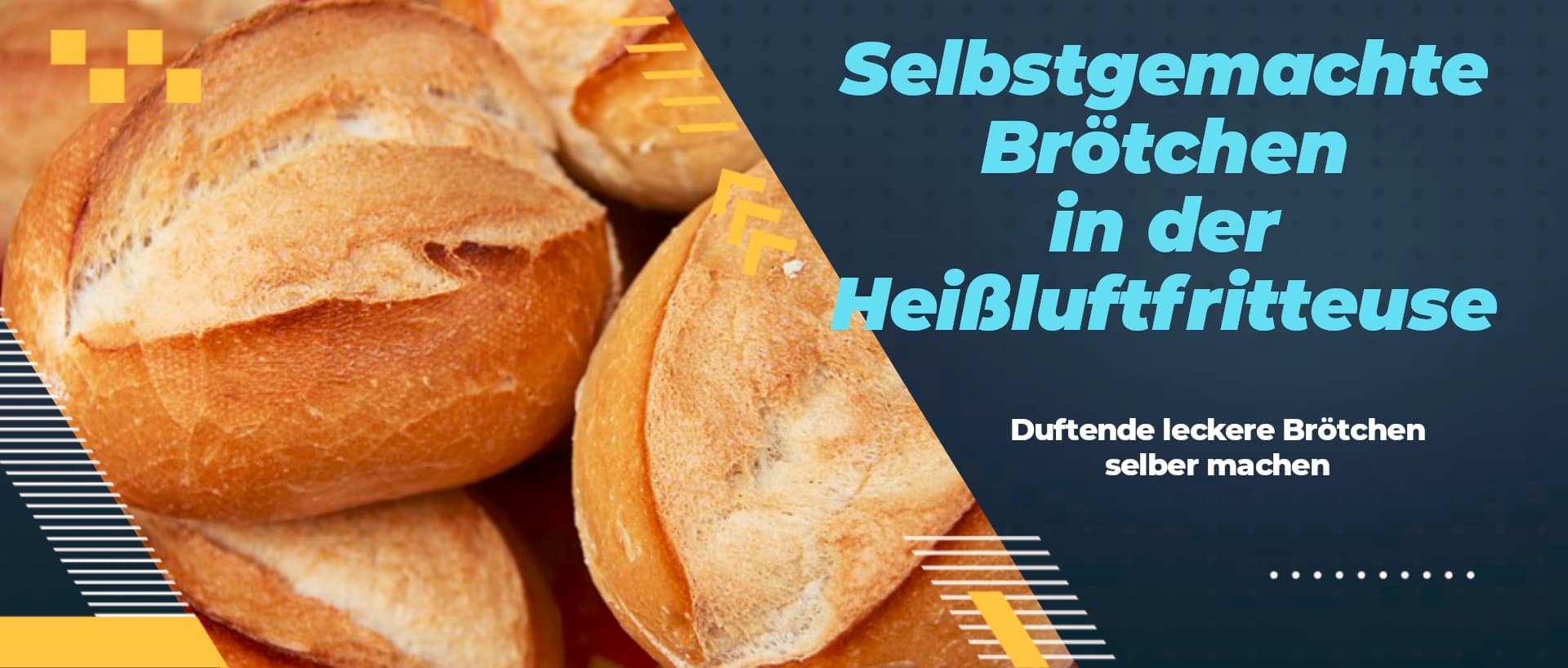 brötchen backen in der heißluftfritteuse