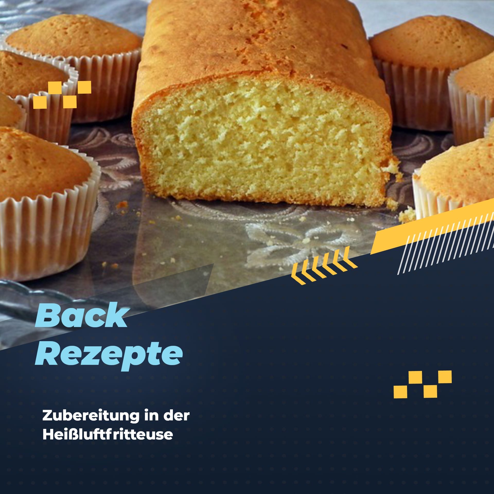 Muffins aus der Heißluftfrittteuse