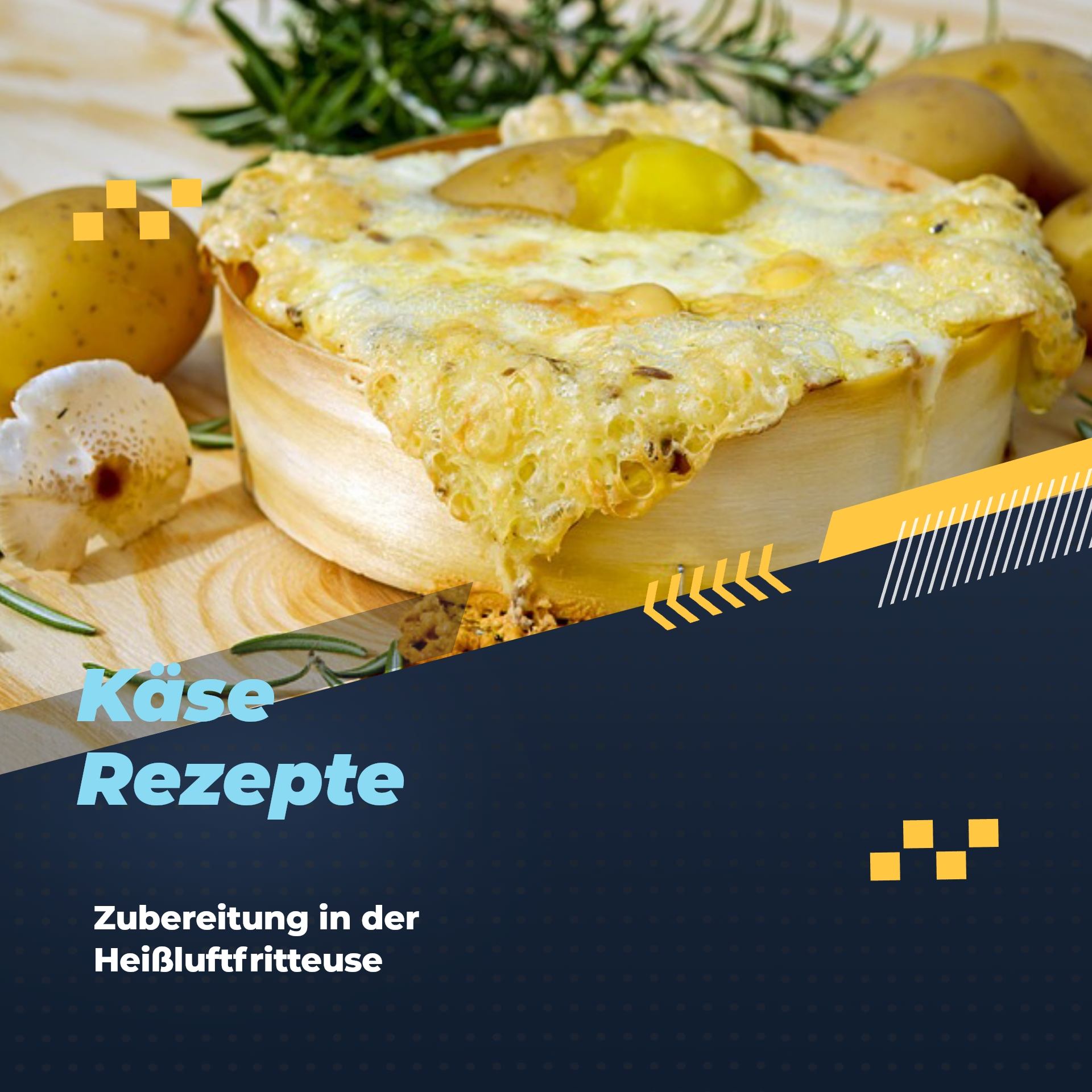 Heißluftfrittteusen Ofenkäse