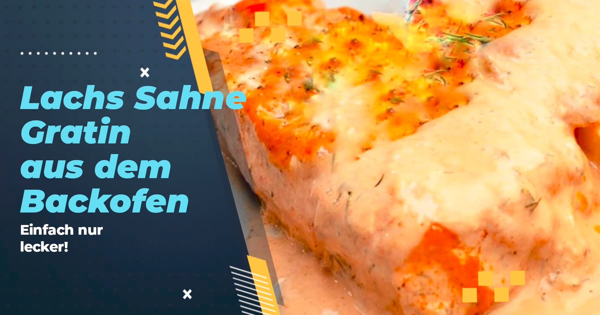 Gratin Lachs Sahne