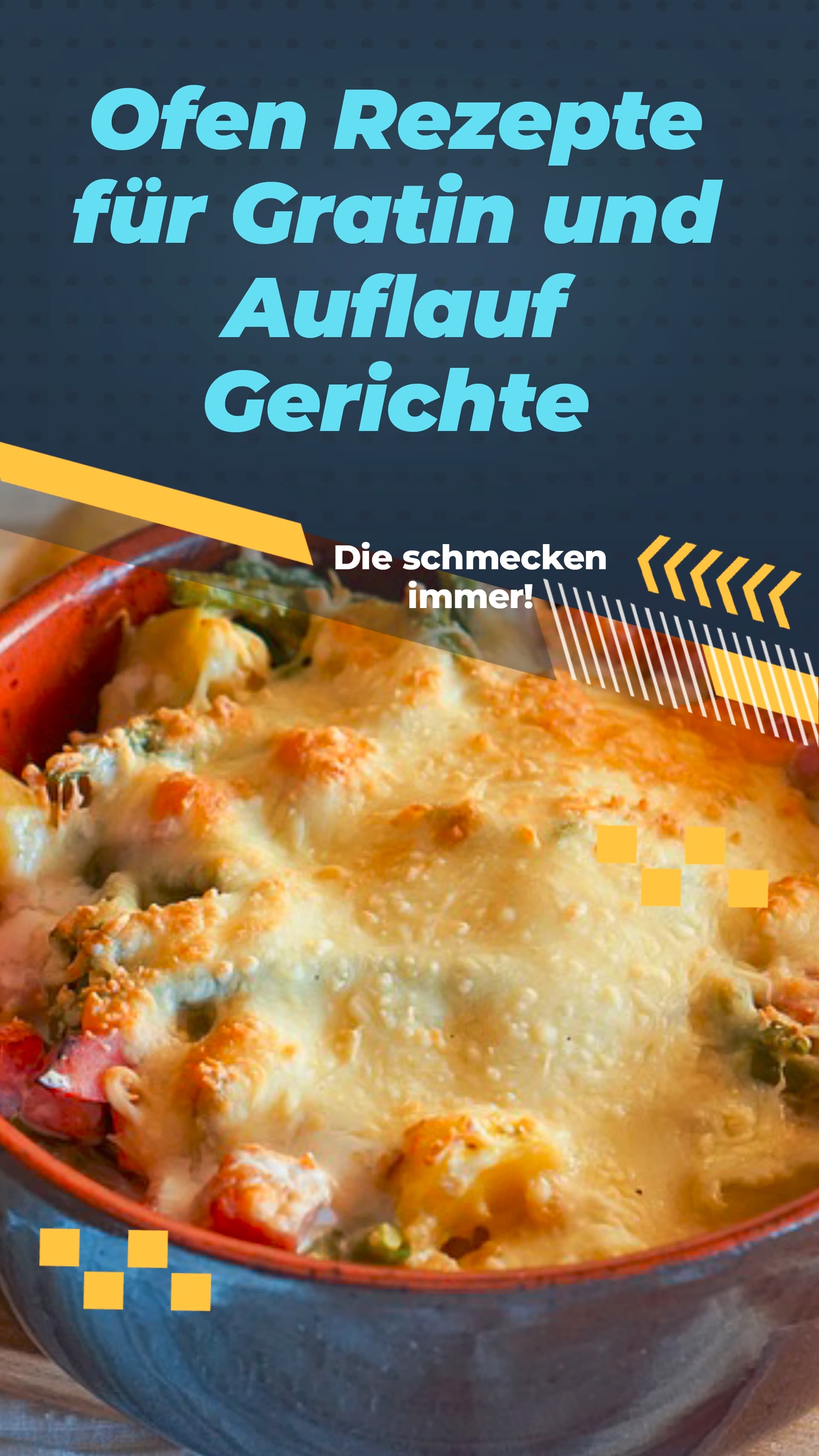 Zubereitun Gratin Auflauf